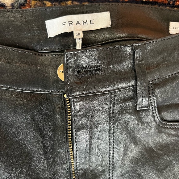 Frame Le Sylvie leather pants - Picture 2 of 7